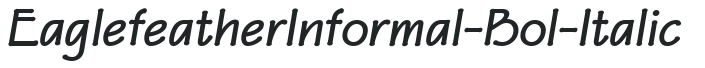 EaglefeatherInformal-Bol-Italic preview