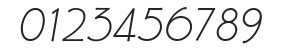 EaglefeatherInformal-Lig-Italic numbers preview
