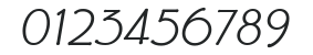 EaglefeatherInformal-Reg-Italic numbers preview