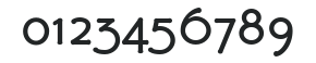 EaglefeatherSmallCaps-Bold numbers preview