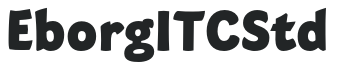 Eborg ITC Std letters preview