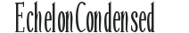 Echelon Condensed preview