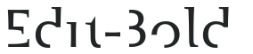 Edit-Bold letters preview