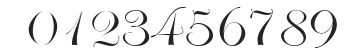 Edwardian Script "more vertical" numbers preview