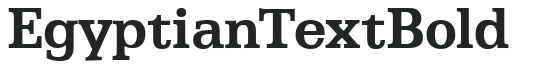 EgyptianText Bold preview