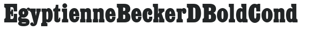 Egyptienne_Becker_D_Bold_Cond preview