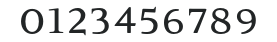 EideticSerif-SmallCaps numbers preview