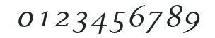 Ela Demiserif Regular Italic PDF numbers preview