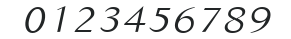 Ela Sans Light Caps Italic PDF numbers preview