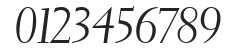 ElectraLHCursiveDisplay numbers preview