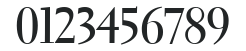 Electra LT Bold Display numbers preview