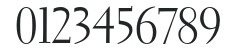 ElectraLTStd-Display numbers preview