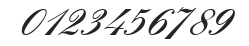 ElegantHandTwo-Bold numbers preview