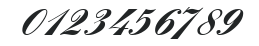 ElegantHandTwoHeavy-Regular numbers preview