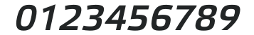Elektra Light Pro Bold Italic numbers preview