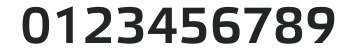 Elektra Medium Pro numbers preview