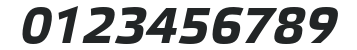 Elektra Text Pro Bold Italic numbers preview