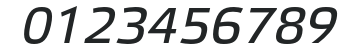 Elektra Text Pro Italic numbers preview