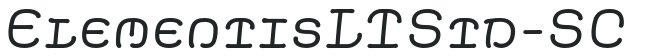 ElementisLTStd-SC preview
