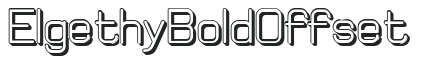 Elgethy Bold Offset preview
