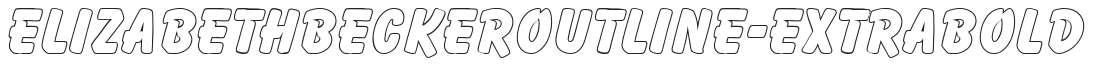 ElizabethBeckerOutline-ExtraBold preview