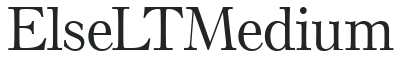 Else LT Medium preview
