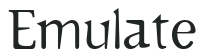 Emulate letters preview