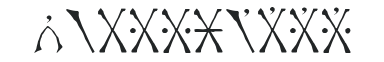 En'Dankai Italic numbers preview