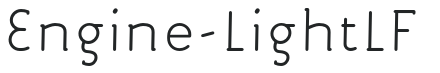 Engine-LightLF letters preview