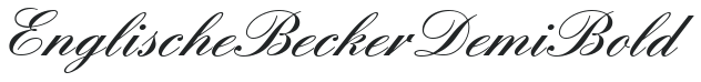 Englische_Becker_Demi_Bold preview