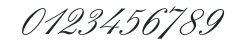 EnglishScriptEF-Regular numbers preview