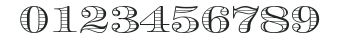 Engravers-Shaded numbers preview
