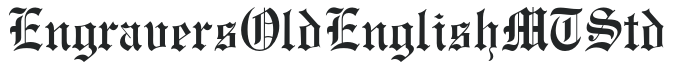 EngraversOldEnglishMTStd letters preview