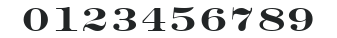 Engravers' Roman HU Bold numbers preview