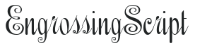 EngrossingScript preview