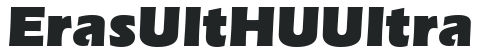 Eras UltHU Ultra letters preview