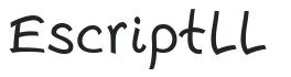 EscriptLL letters preview