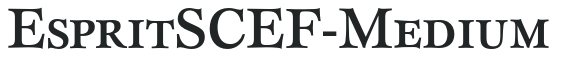 EspritSCEF-Medium letters preview