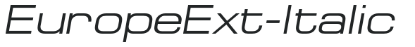 EuropeExt-Italic preview