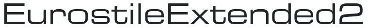 Eurostile Extended #2 preview
