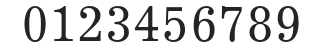 ExcelsiorLTStd numbers preview