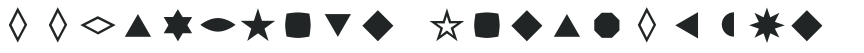 FFDingbats-BasicForms preview