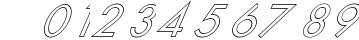 FZ BASIC 18 HOLLOW ITALIC preview