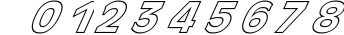 FZ BASIC 1 HOLLOW ITALIC preview