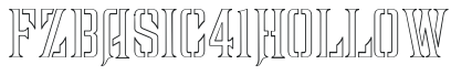 FZ BASIC 41 HOLLOW letters preview