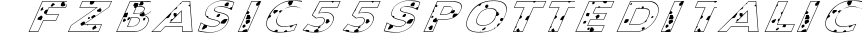 FZ BASIC 55 SPOTTED ITALIC preview