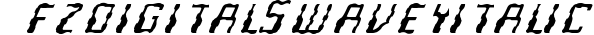 FZ DIGITAL 5 WAVEY ITALIC preview