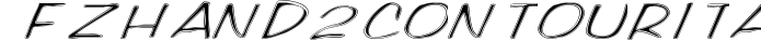 FZ HAND 2 CONTOUR ITALIC preview
