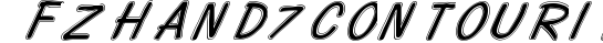 FZ HAND 7 CONTOUR ITALIC preview