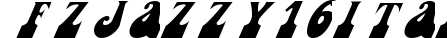 FZ JAZZY 16 ITALIC preview